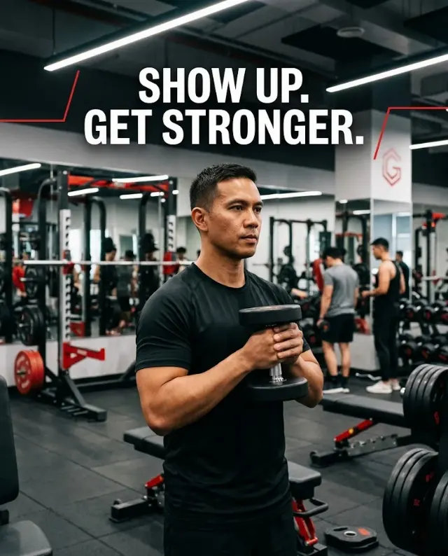 Motivational Gym Fitness Instagram Post