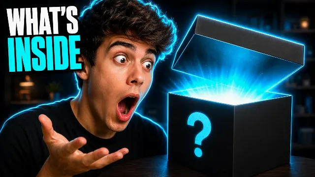 Mystery Box Unboxing YouTube Thumbnail