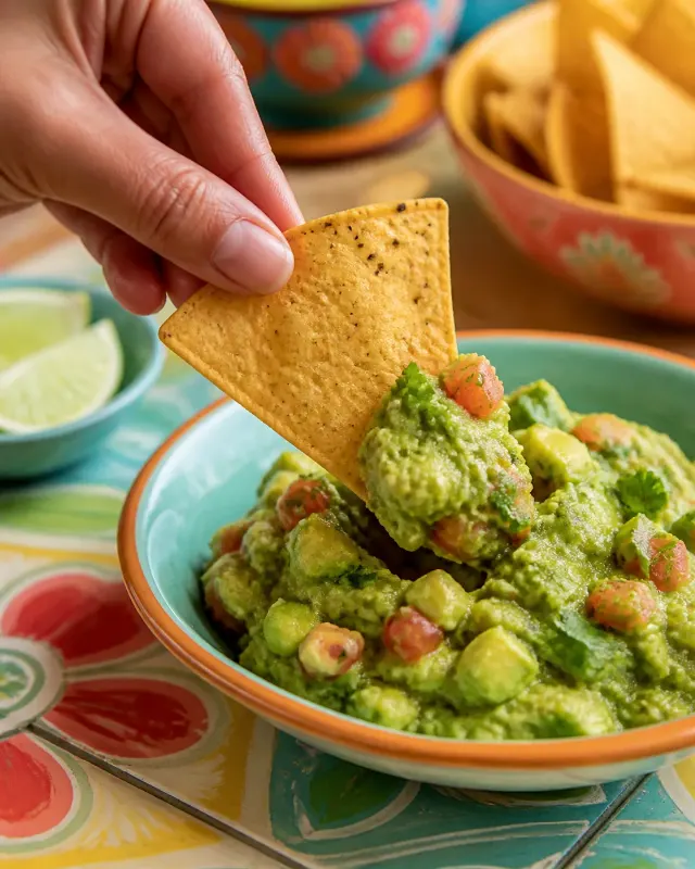 Natural Light Guacamole Chip Dip Photo