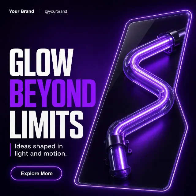 Neon Glass Tube Creative Studio Post