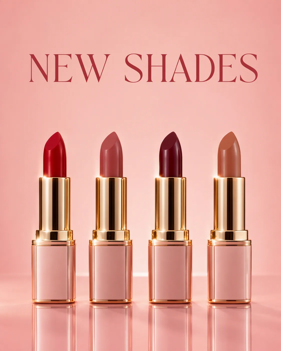 New Shades Lipstick Beauty Ad