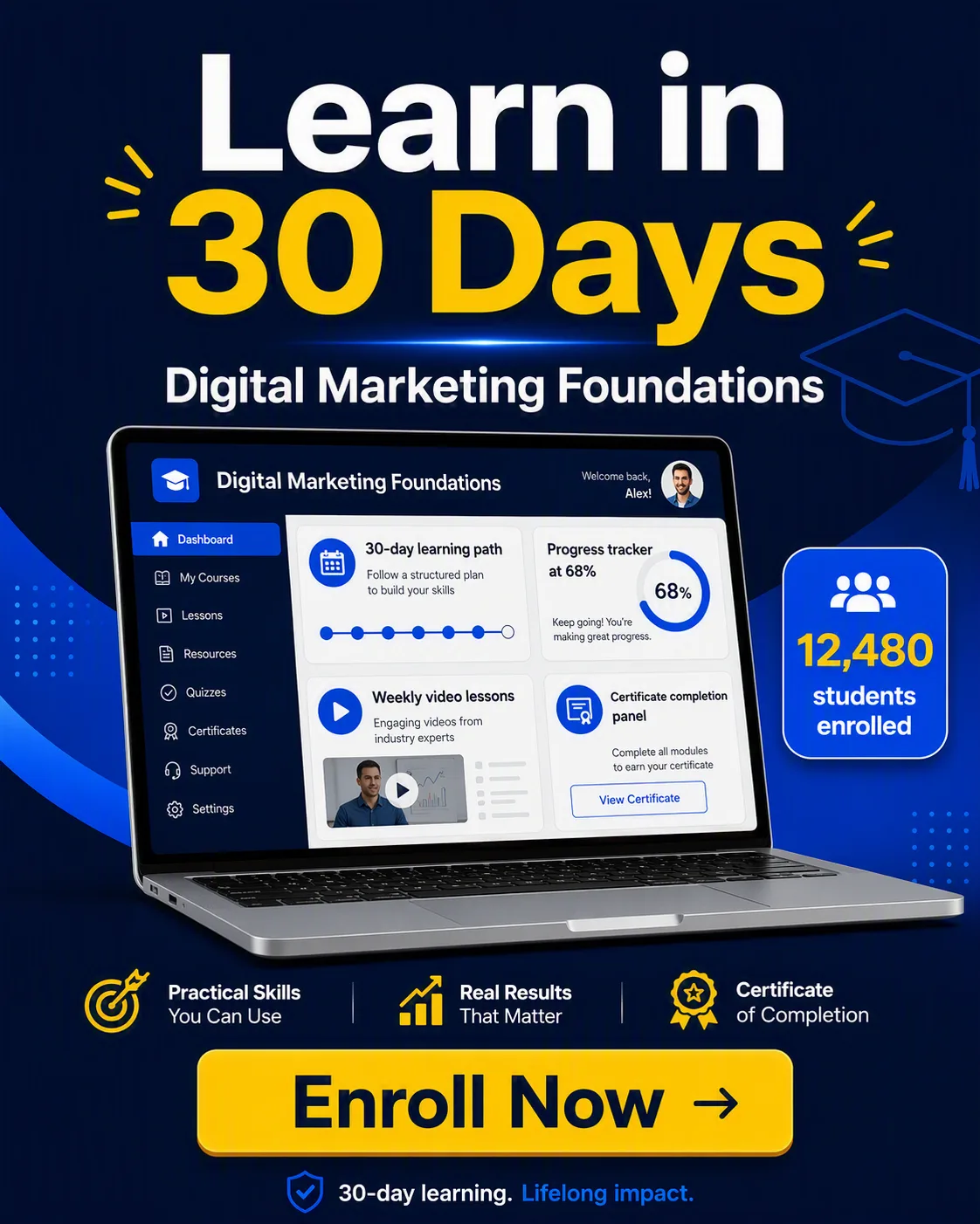 Online Course 30-Day Instagram Ad Design