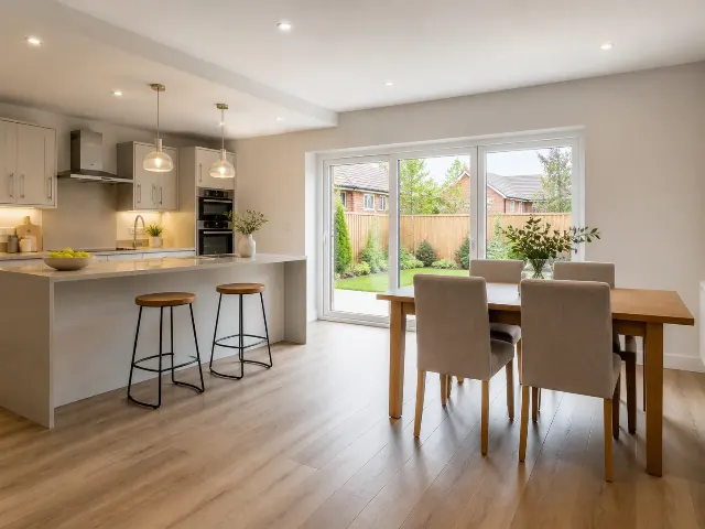 Open Plan Kitchen Dining Listing Photo