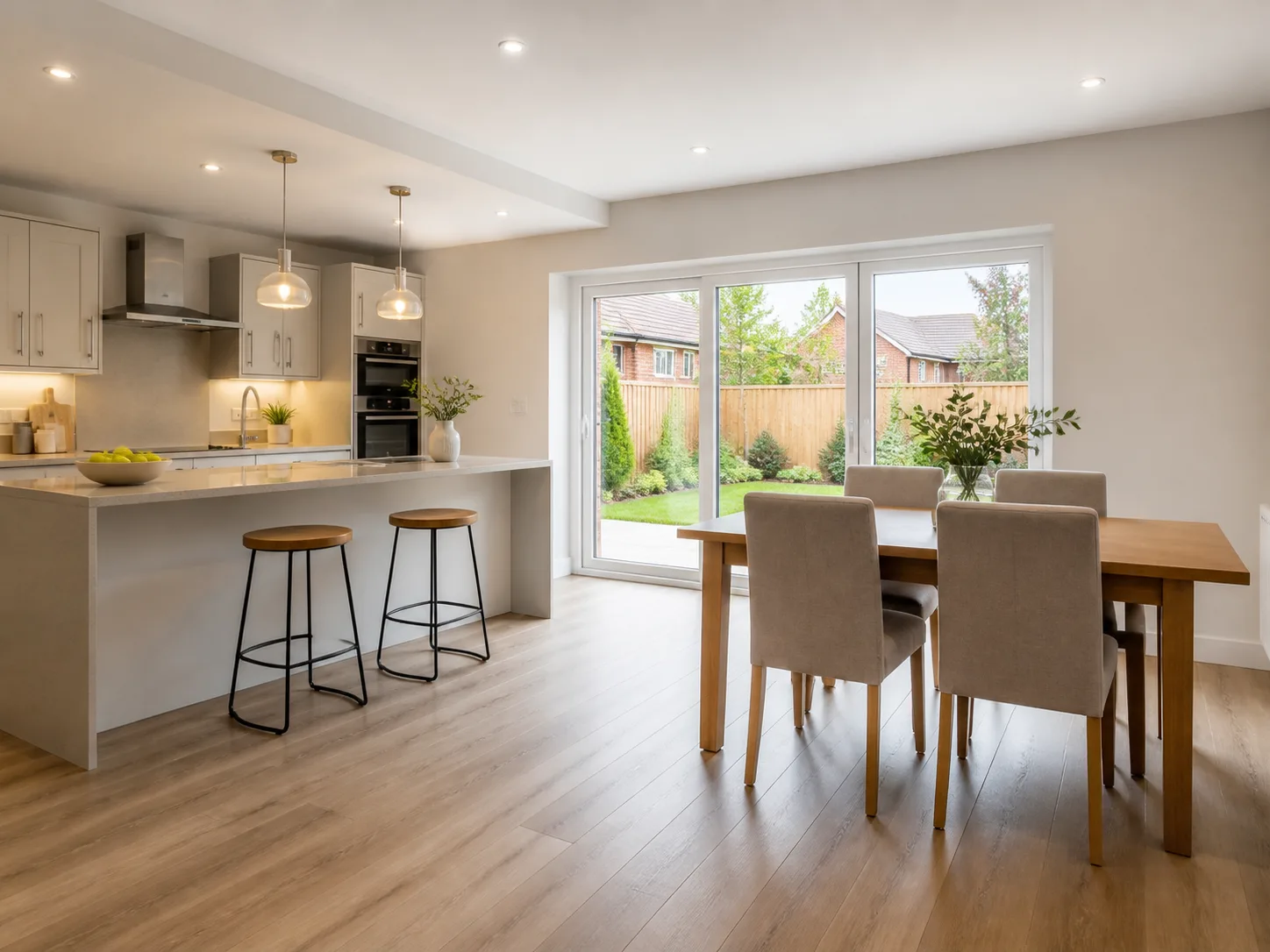 Open Plan Kitchen Dining Listing Photo