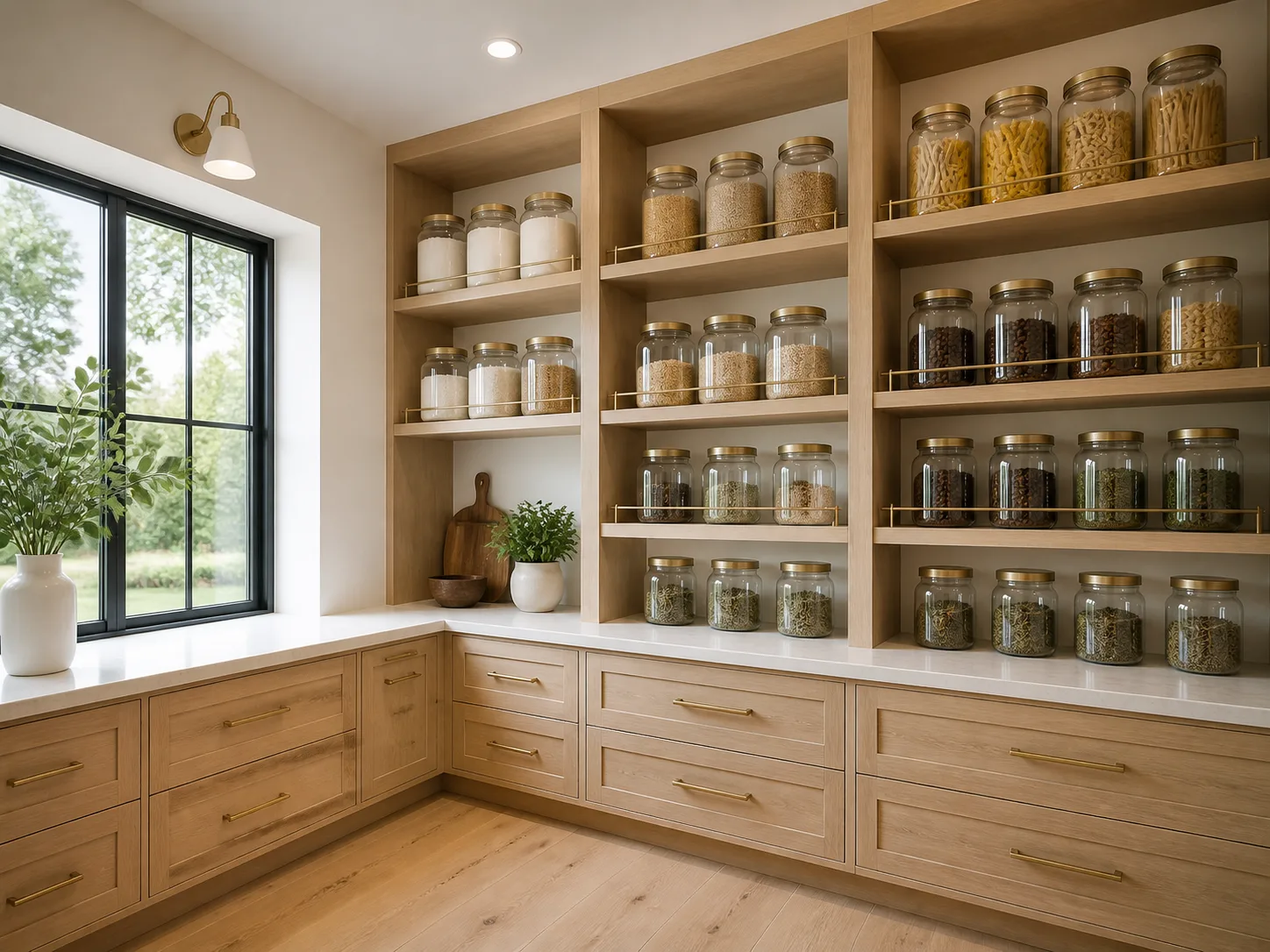 Organized Kitchen Pantry Listing Photo
