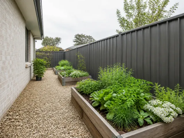 Overcast Side Yard Listing Photograph