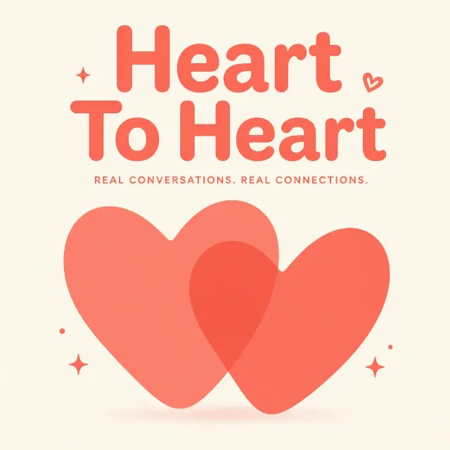 Overlapping Hearts Dating Podcast Cover