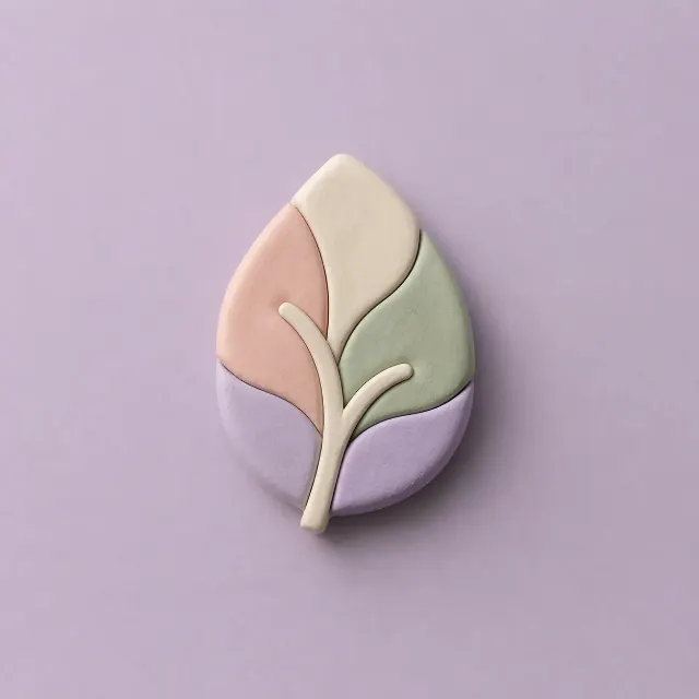 Pastel Soft Clay 3D Logo Mockup