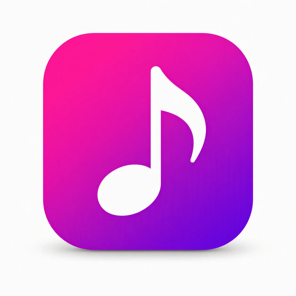 Pink Purple Music Note App Icon