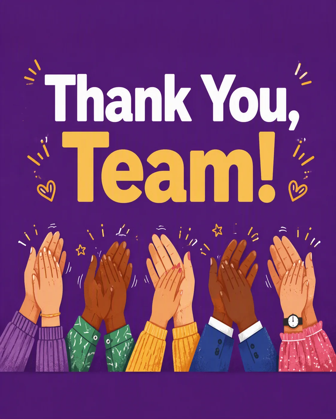 Purple Team Gratitude Instagram Post
