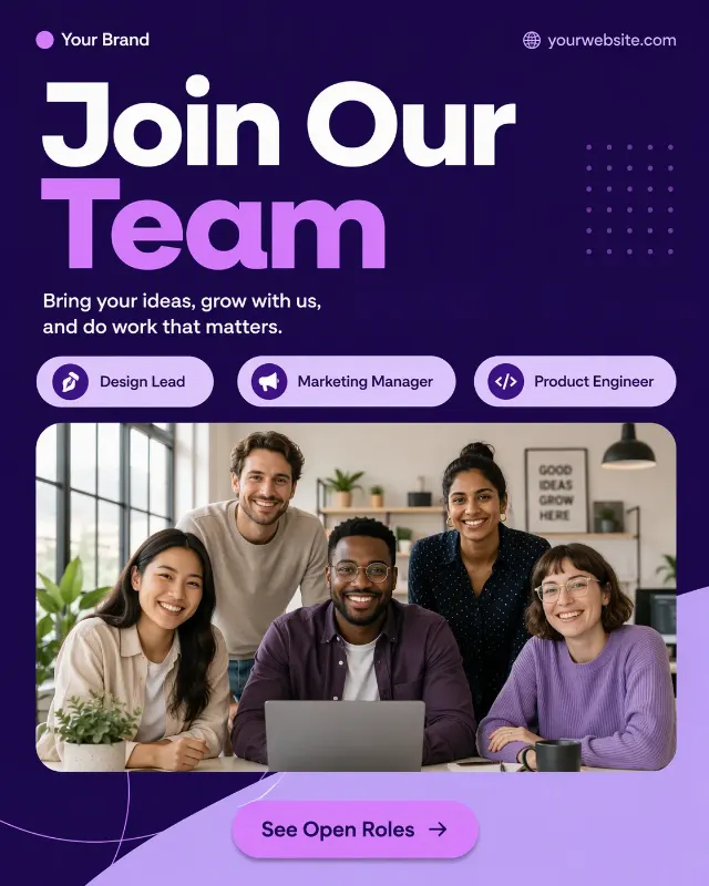 Purple Team Hiring LinkedIn Post