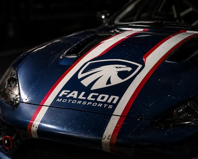 Racing Stripes Race Car Hood Logo Mockup