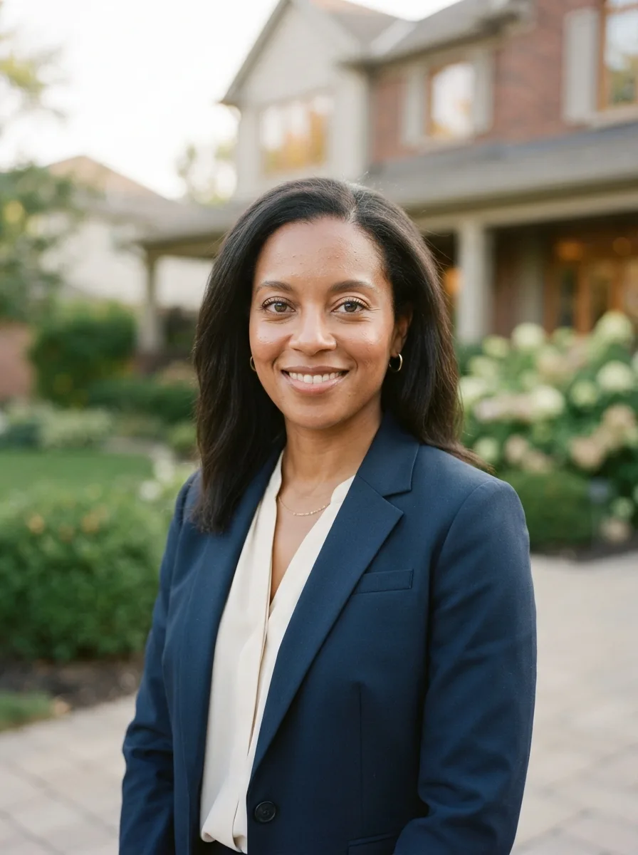 Real Estate Agent Suburban Headshot