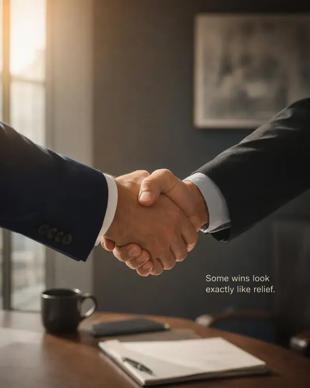 Relief After Negotiation Quote Photo