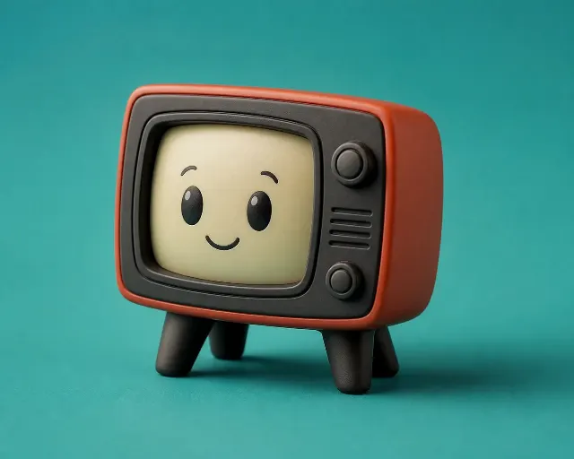 Retro Television Vinyl Figurine