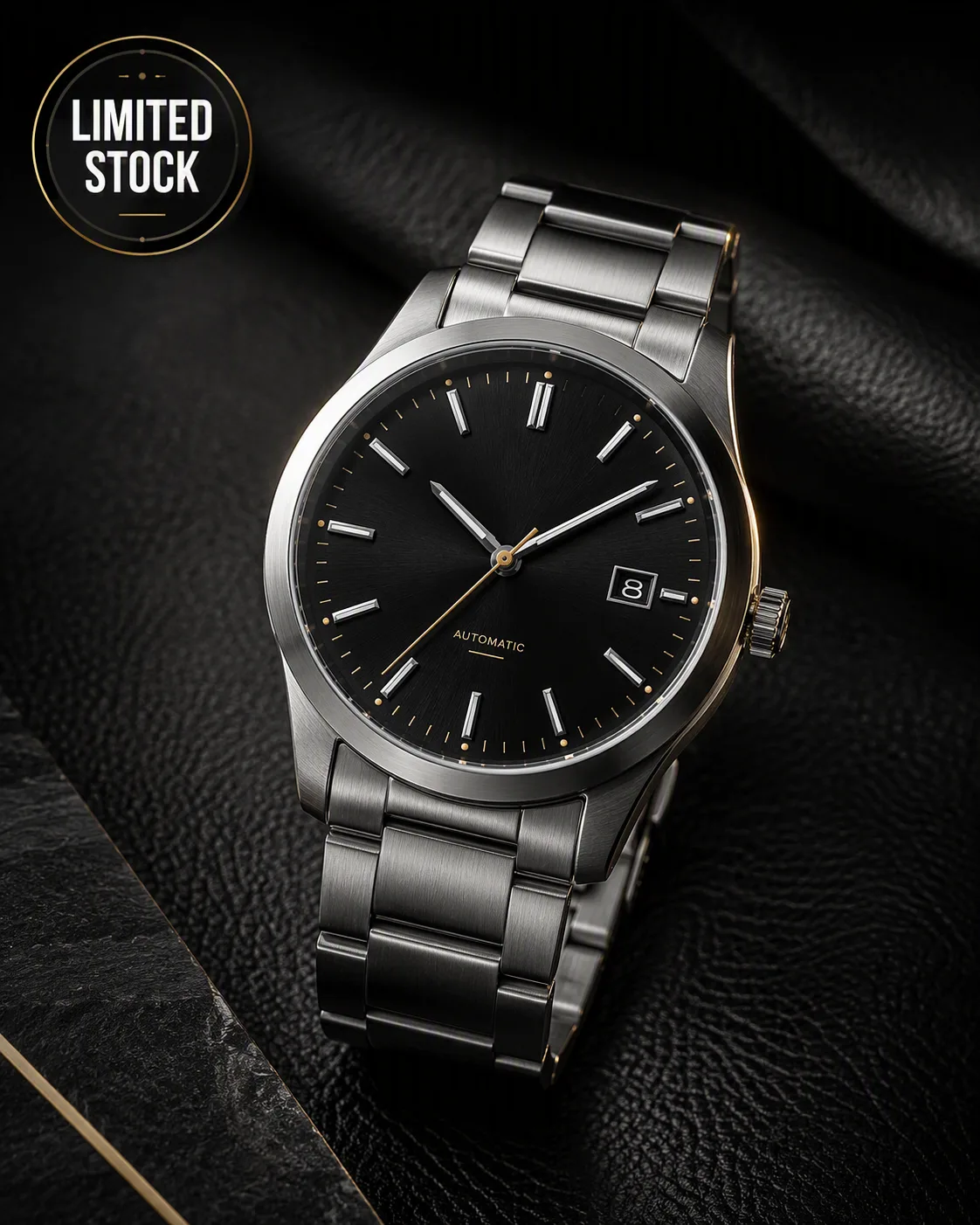 Rim-Lit Luxury Watch Facebook Ad