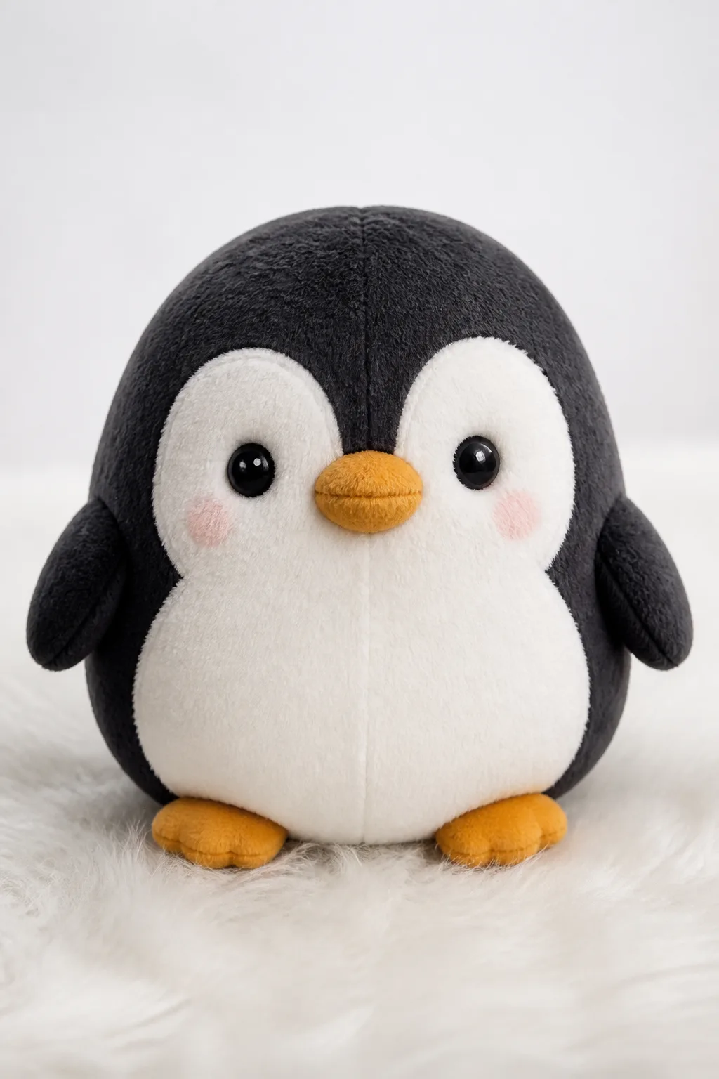 Round Penguin Plush Figurine Photo