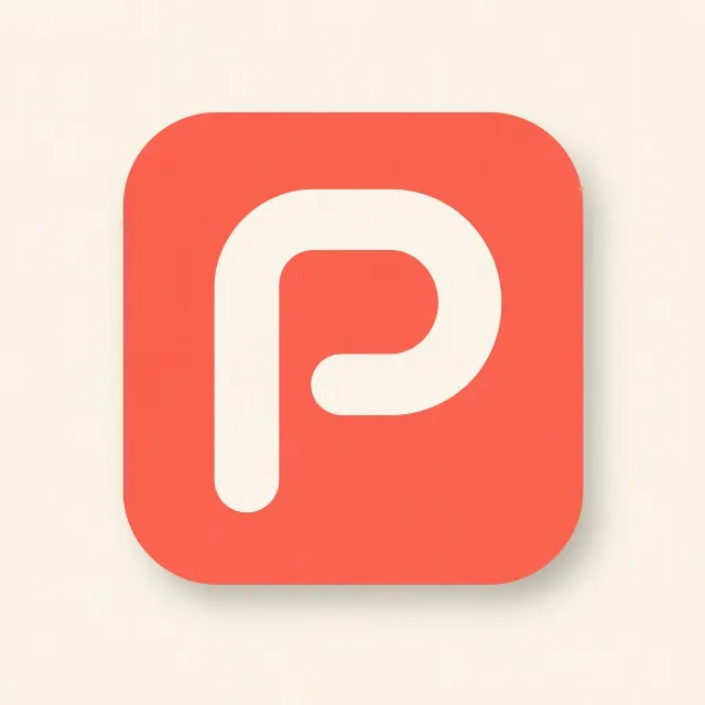 Rounded Ribbon Letter App Icon
