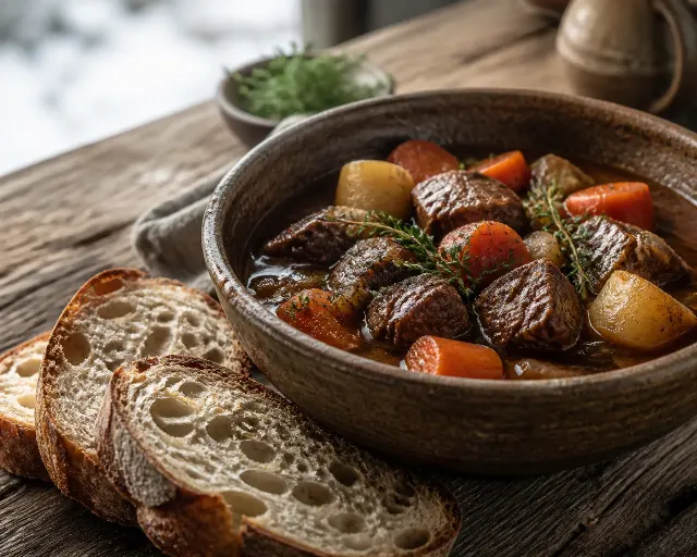 Rustic Winter Stew Food Photograph