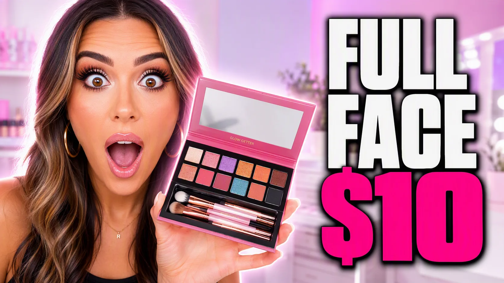 Shocked Beauty Makeup YouTube Thumbnail