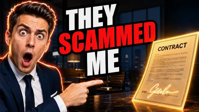 Shocked Creator Contract Scam Thumbnail