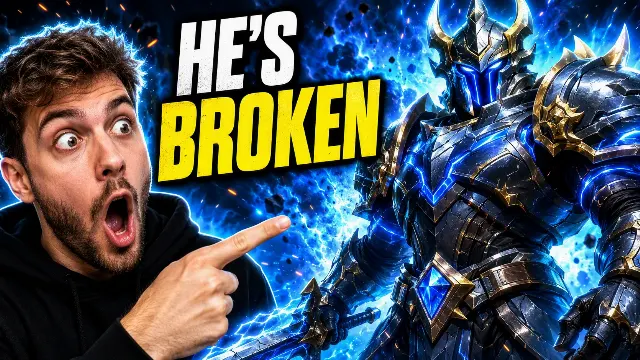 Shocked Gaming Character YouTube Thumbnail