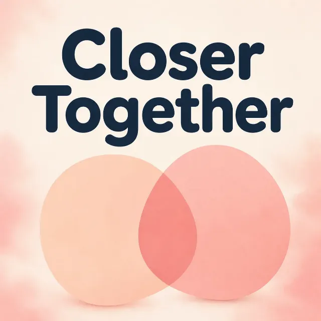 Soft Pink Abstract Relationship Podcast Cover