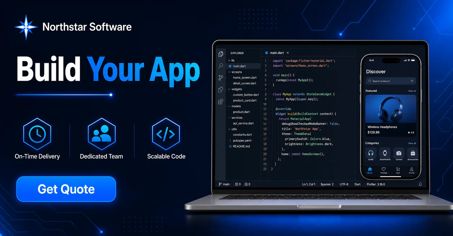 Software Development LinkedIn Ad Design