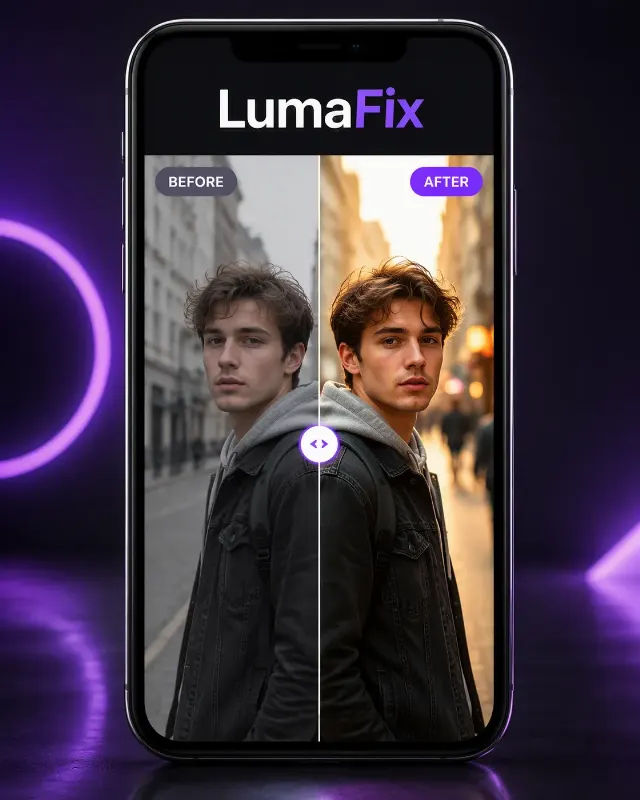 Split-Screen Photo Editor App Screenshot