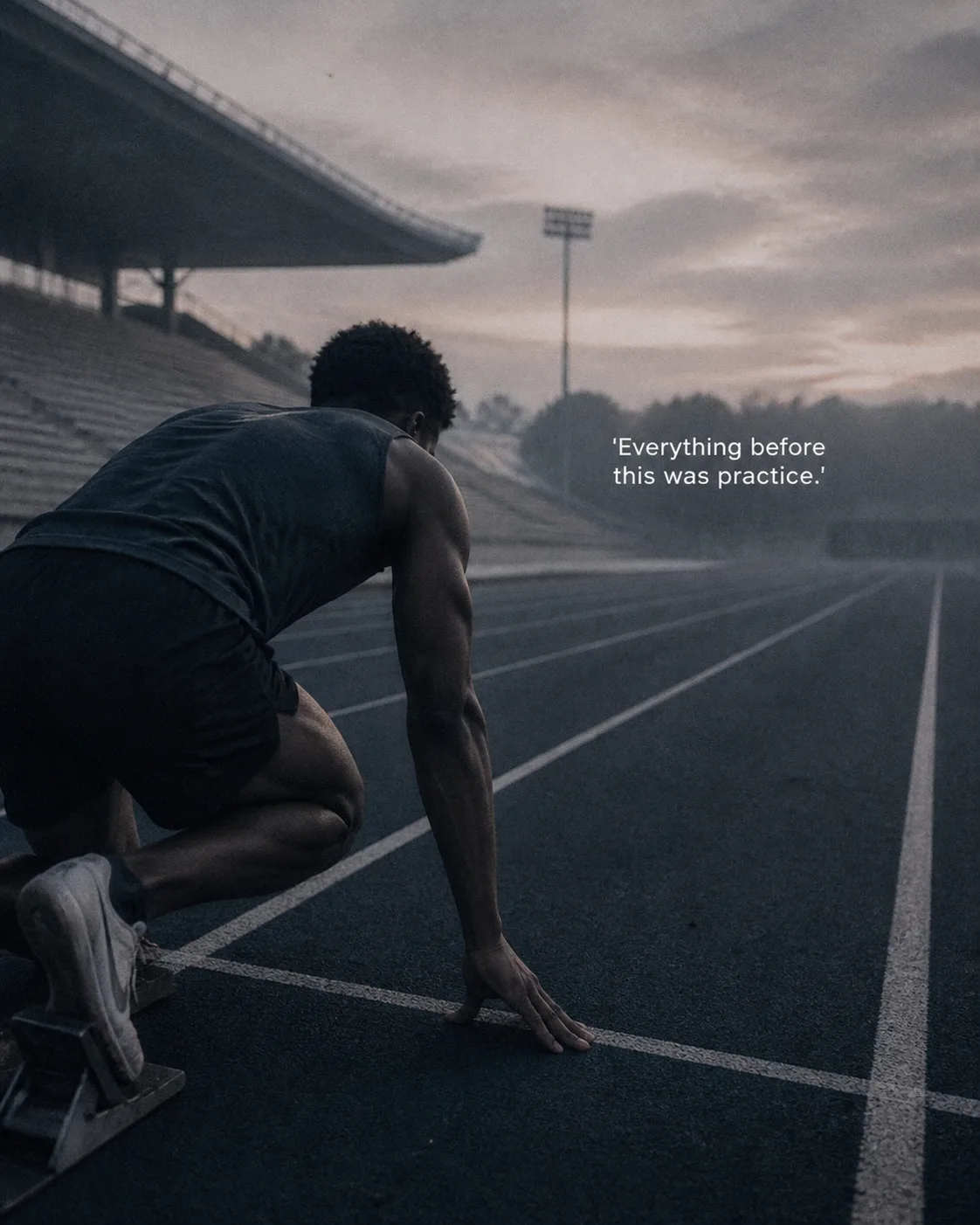 Starting Line Motivational Quote Post