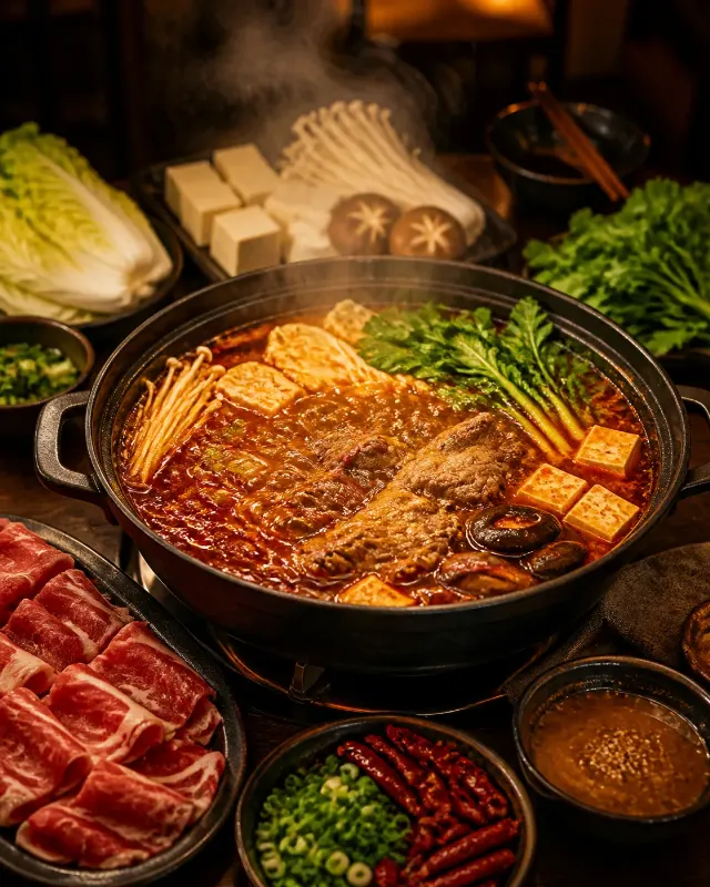 Steaming Restaurant Hot Pot Food Photo