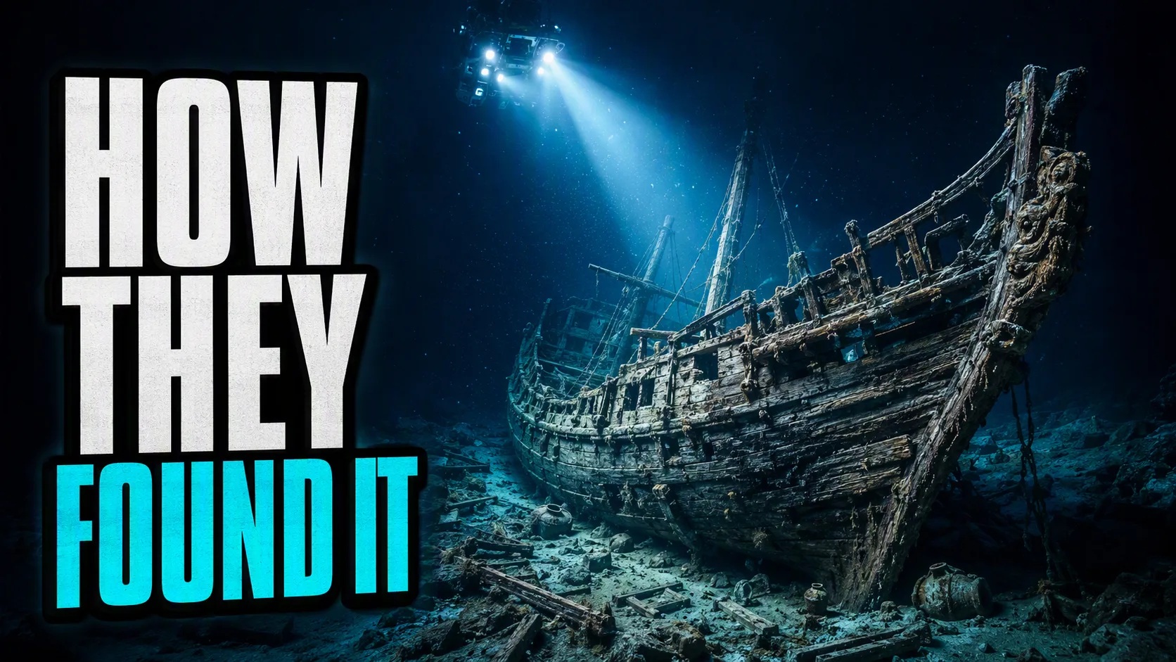 Submarine Shipwreck Discovery YouTube Thumbnail