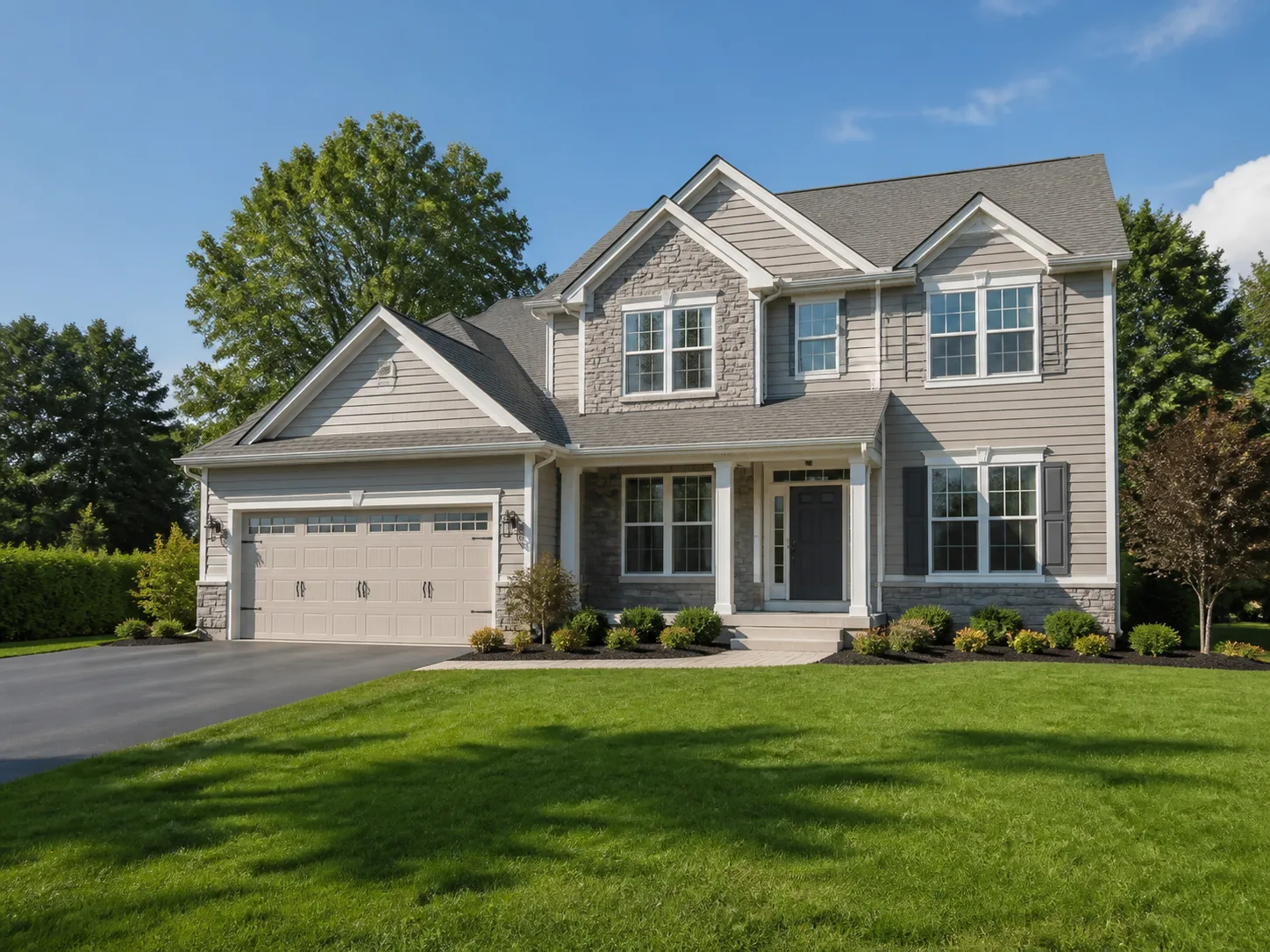Suburban House Exterior Listing Photo