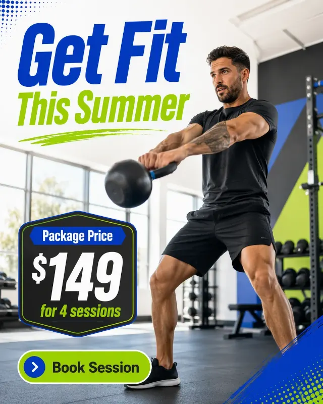 Summer Fitness Trainer Instagram Ad