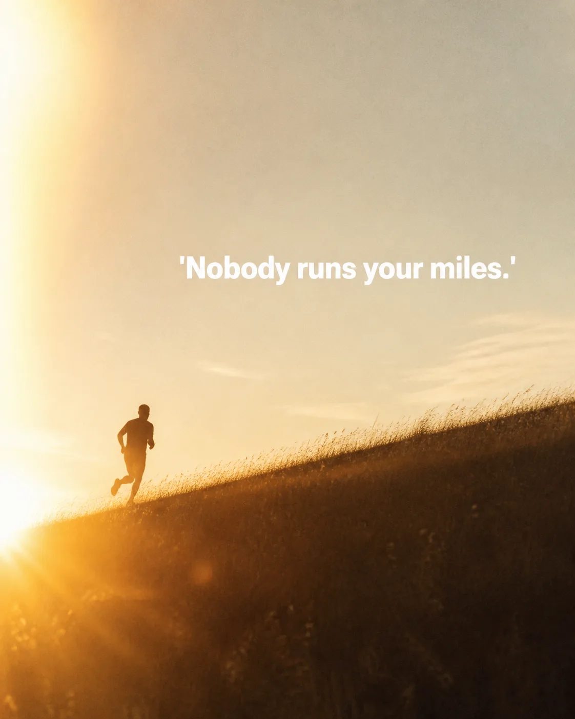 Sunrise Runner Motivational Quote Post