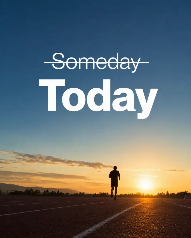 Sunrise Runner Struck-Through Quote Post