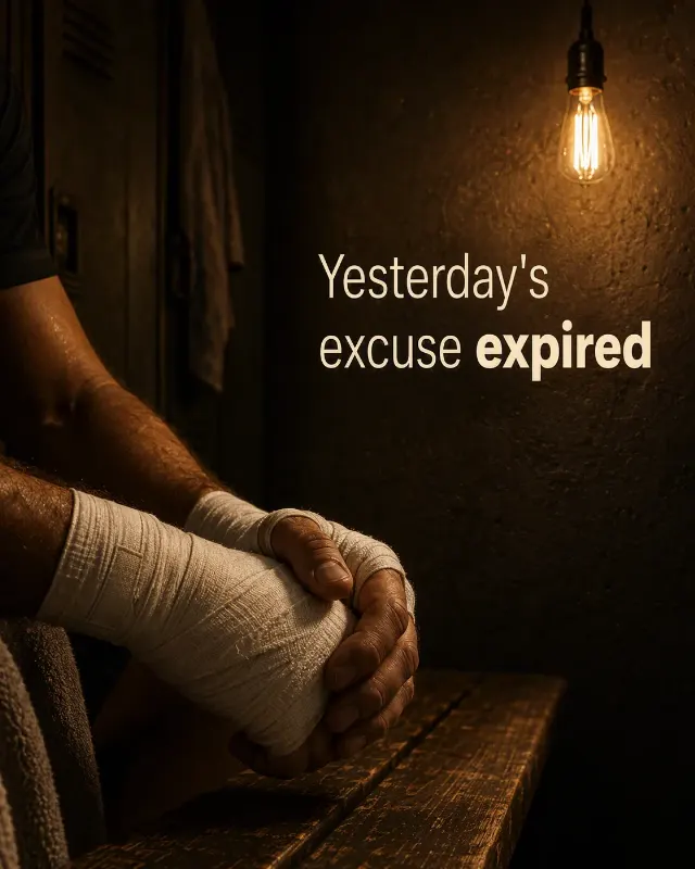 Taped Hands Locker Room Quote Post