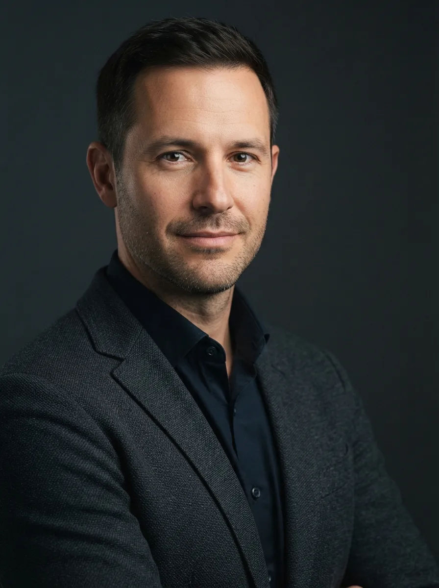 Tech Founder Pitch Deck Portrait