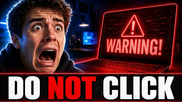 Terrified Tech Warning YouTube Thumbnail