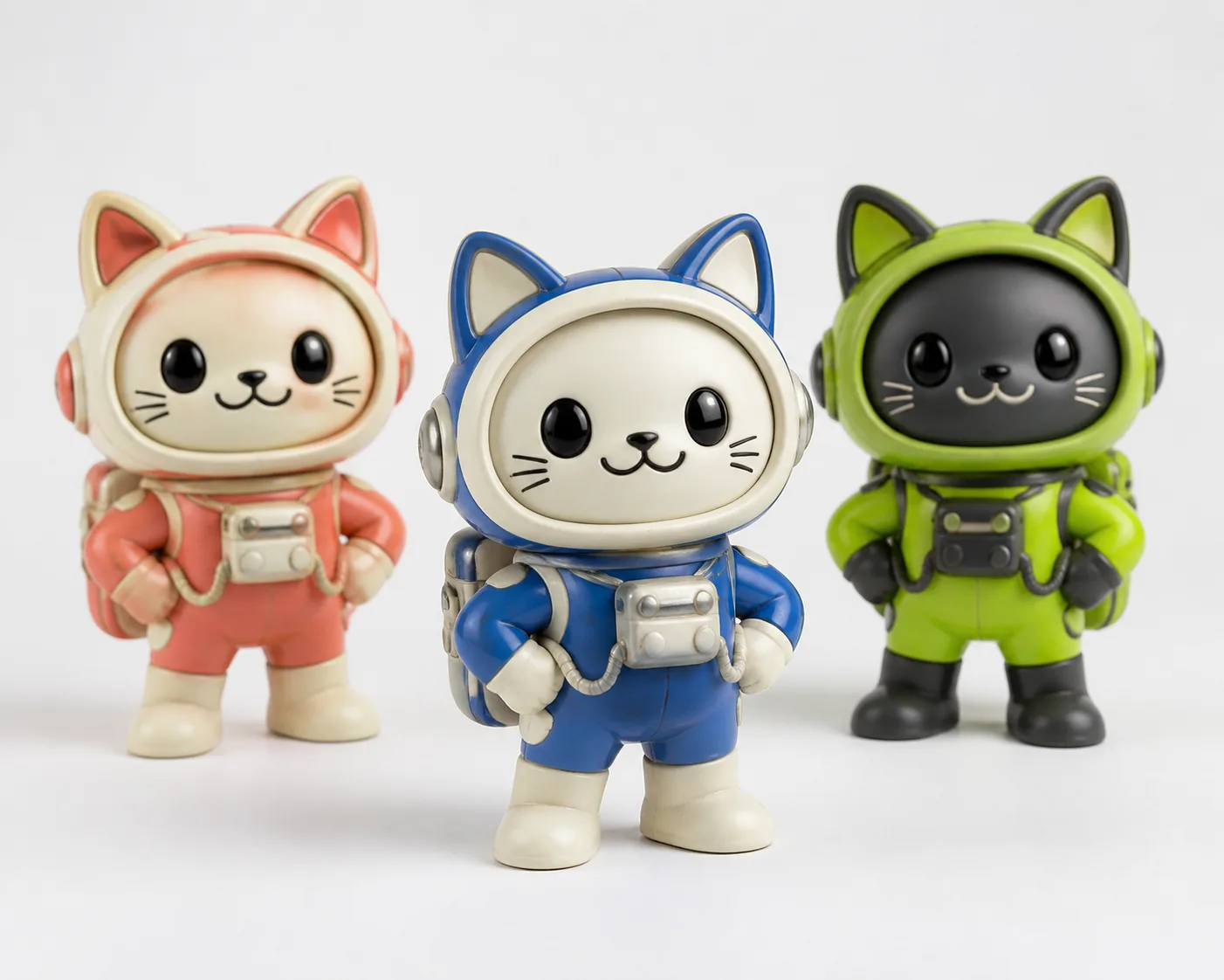 Three Colorway Vinyl Toy Product Photo