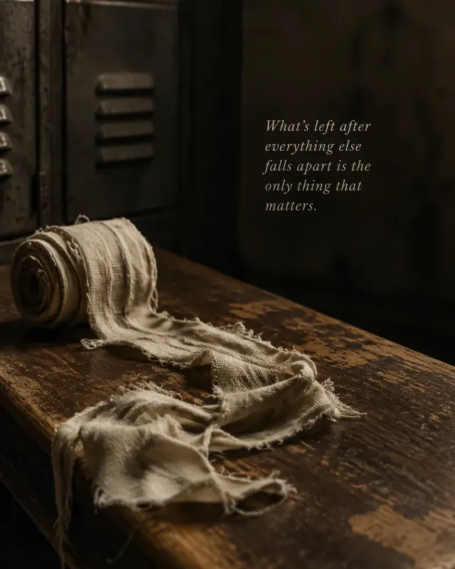Torn Boxing Wrap Motivational Quote Graphic