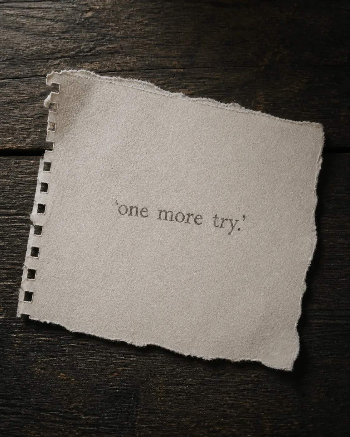 Torn Notebook Motivational Quote Instagram Post