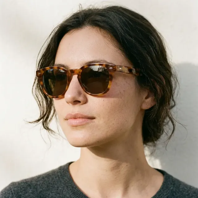 Tortoiseshell Sunglasses Close Up