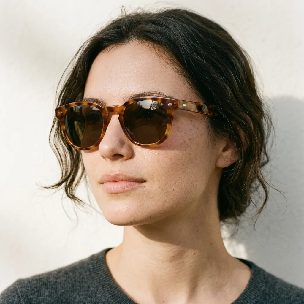 Tortoiseshell Sunglasses Close Up