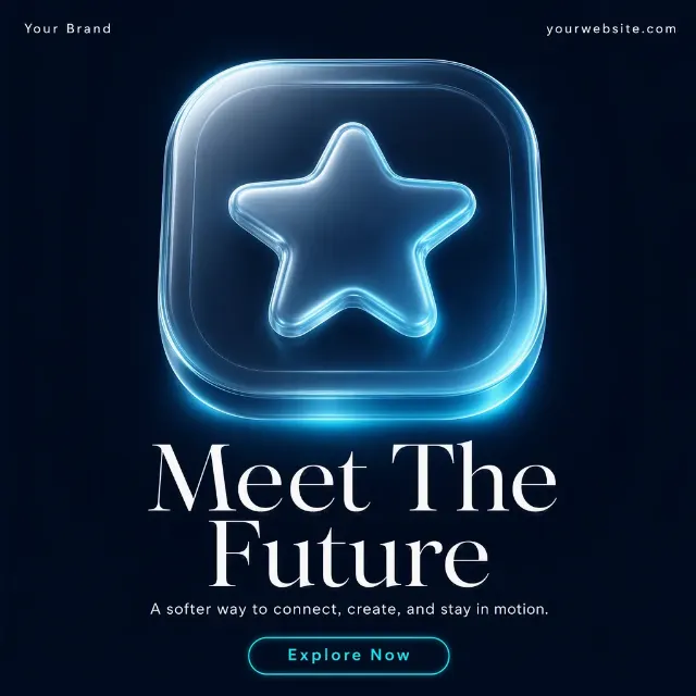 Translucent Glass App Icon Launch Post