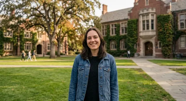 University Campus Lawn Portrait