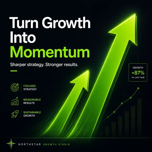 Upward Comparison Arrows LinkedIn Post