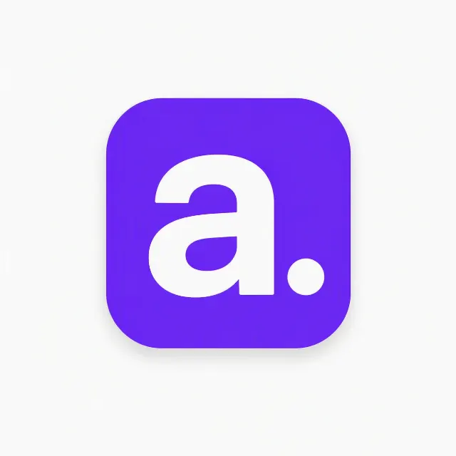 Violet Lowercase Letter App Icon