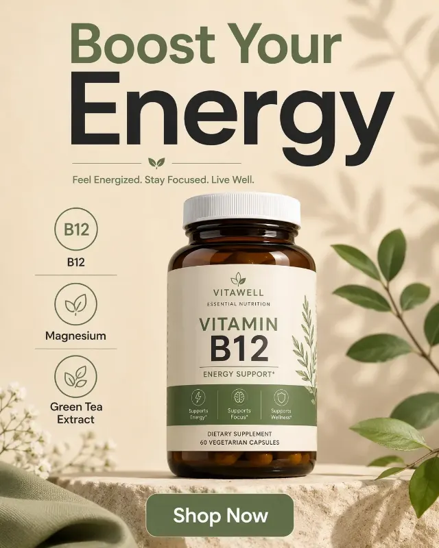 Vitamin Supplement Instagram Ad Design