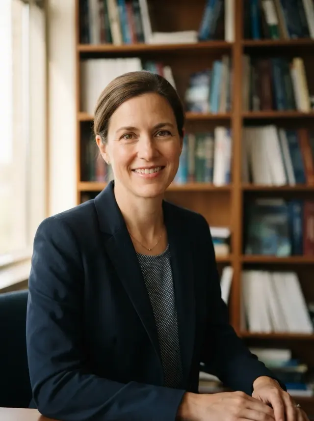 Warm Academic Faculty Portrait
